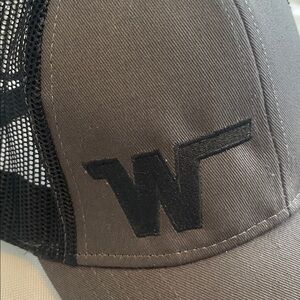 Charcoal and Black Mesh Cap Winnebago LOGO